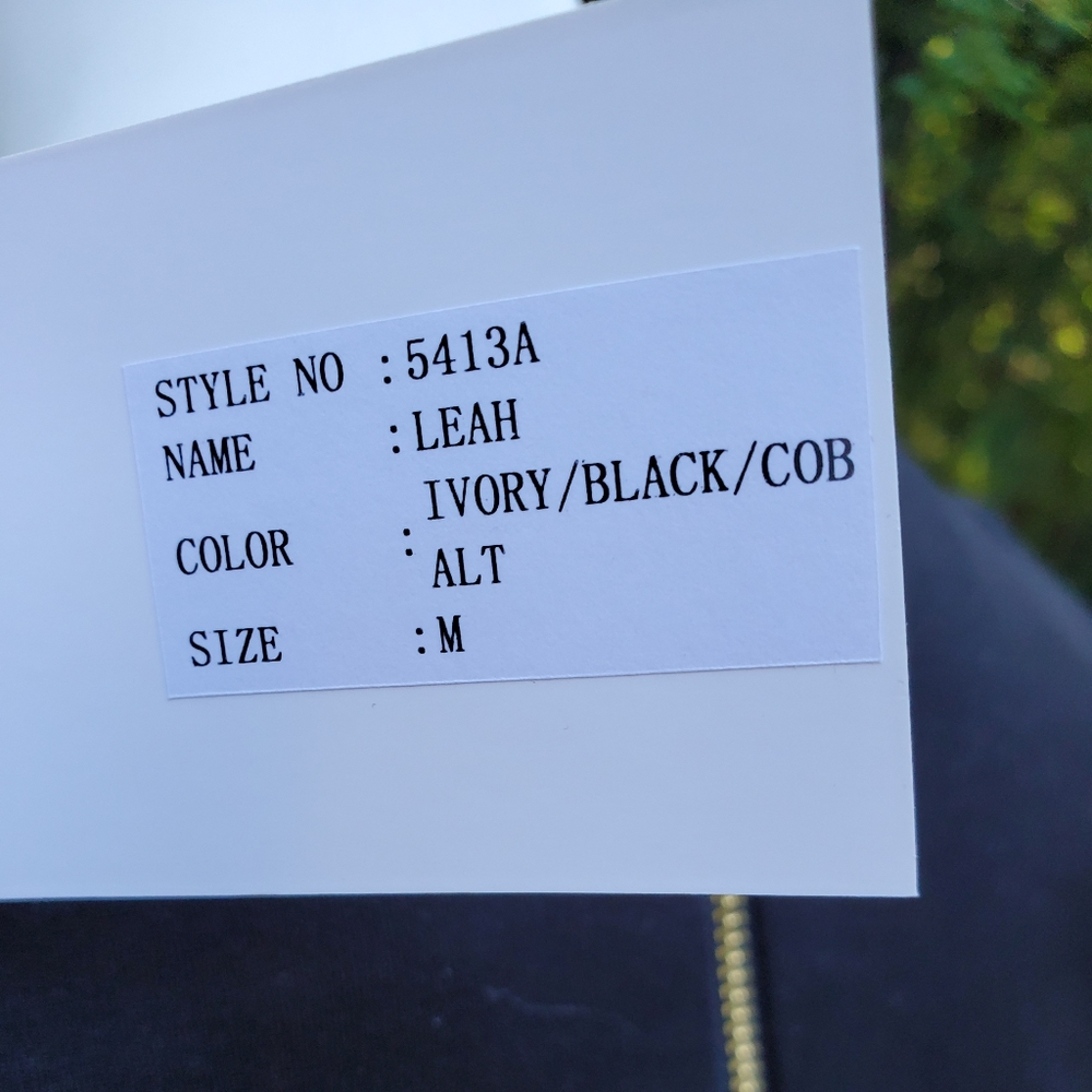 Julie Brown NYC Black and Ivory Leah Dress NWT - Picture 11 of 11